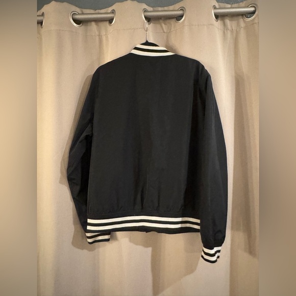 Goodfellow & Co Black Varsity Bomber Jacket - Picture 2 of 6